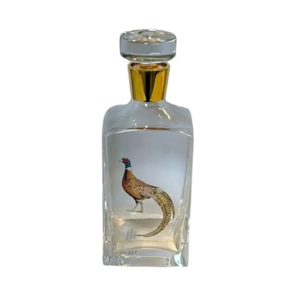 Rare Williams Sonoma Plymouth Crystal Whiskey Decanter Set